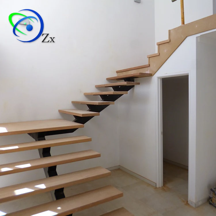 
Stainless Steel Handrail Interior Easy Installation Stairs Double Stinger Stair For Curved Staircase 