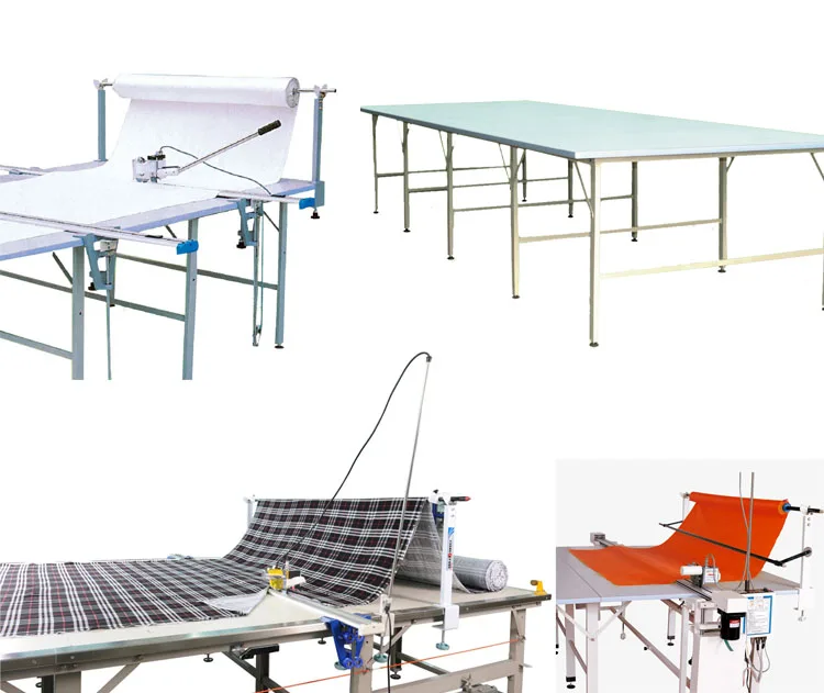Cloth cutting machine cutting table