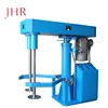 Hydraulic lift paint dispersing machine