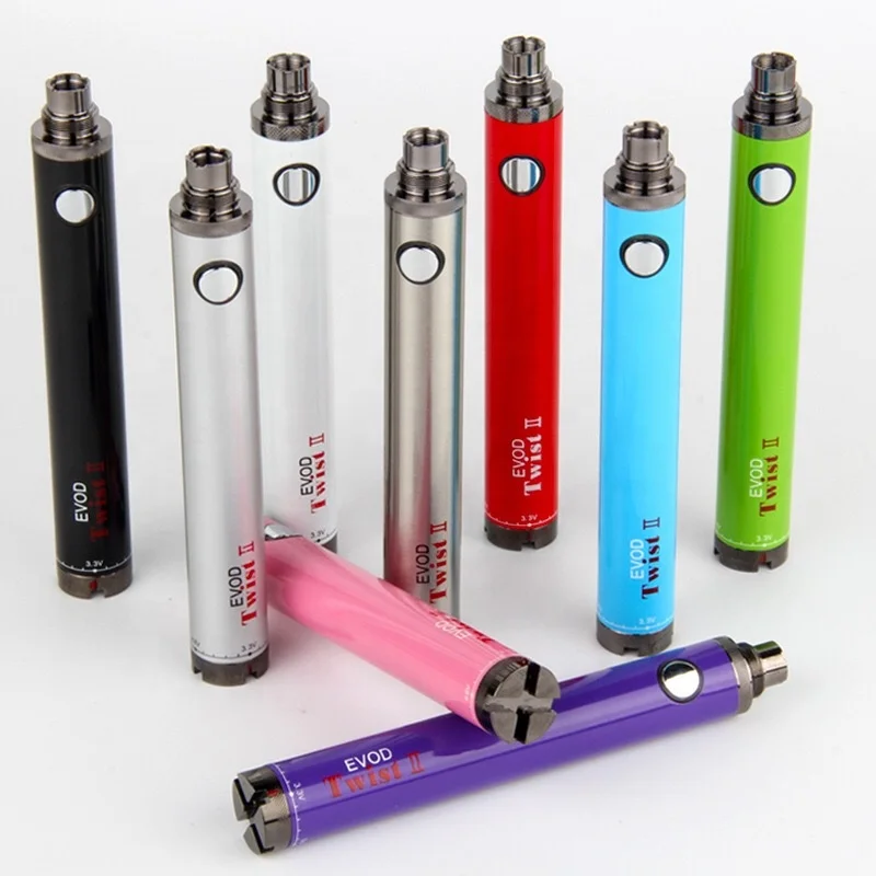 Evod Twist II Electronic Cigarette eVod Twist 2 VV  cbd vape pen battery