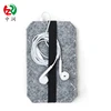 High quality custom cheap mobile cell phone purse soft bulk felt phone pocket