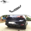 universal rear diffuser for Volkswagen V W GOLF 7 VII MK7 R R-LINE 2014-2017 Car rear bumper