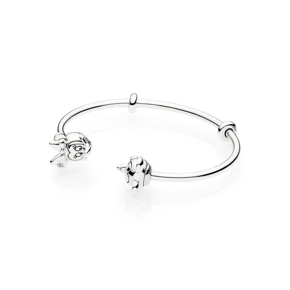 

2018 New Product Mickey and Minnie Bangle Bracelet, N/a