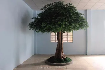 Decorative Fiberglass Tree Artificial Large Banyan Tree Tall Fake