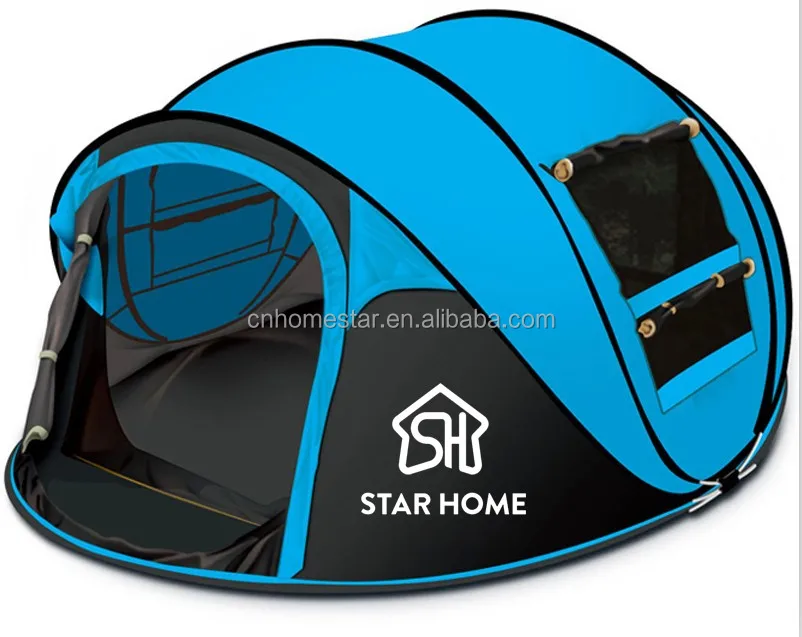 

Top Sale 2018 high quality STAR HOME high quality Automatic Opening 3-4 Person Outdoor Camping Hiking Tent Instant Pop Up tent