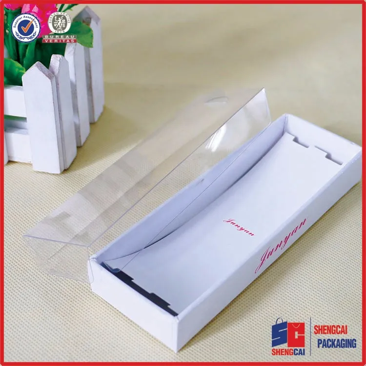 High Quality Cardboard Display Gift Boxes Clear Plastic Lid For Bra Straps Packaging - Buy