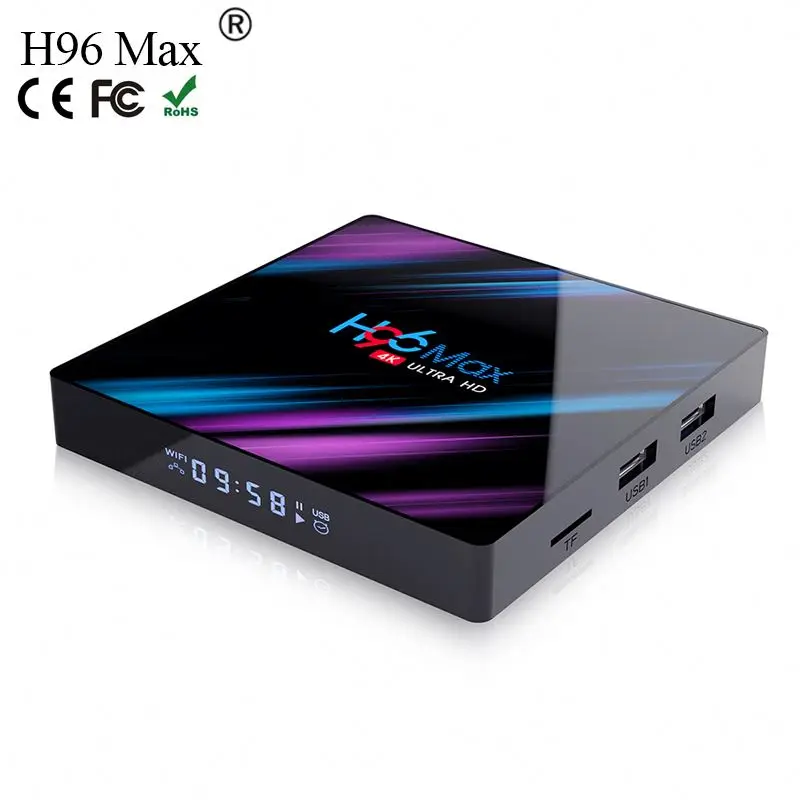 

Newest H96AMX 3318 Rockchip quad Core Android 9.0 4G 32G Smart TV BOX 2.4g/5g Dual WiFi 4k Set Top Box Media Player