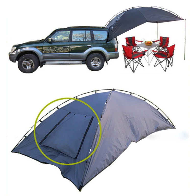 Beach Car Camping Tarp Tent Outdoor Roof Waterproof Ultralight Blue Sun ...