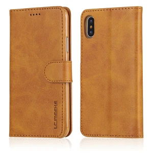 LC.IMEEKE PU Leather Flip Wallet Case iPhone Samsung Galaxy