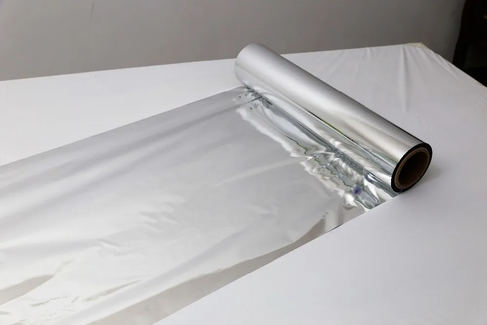 Highly Reflective Mirror Aluminum Foil Metalized Polyester / Pet