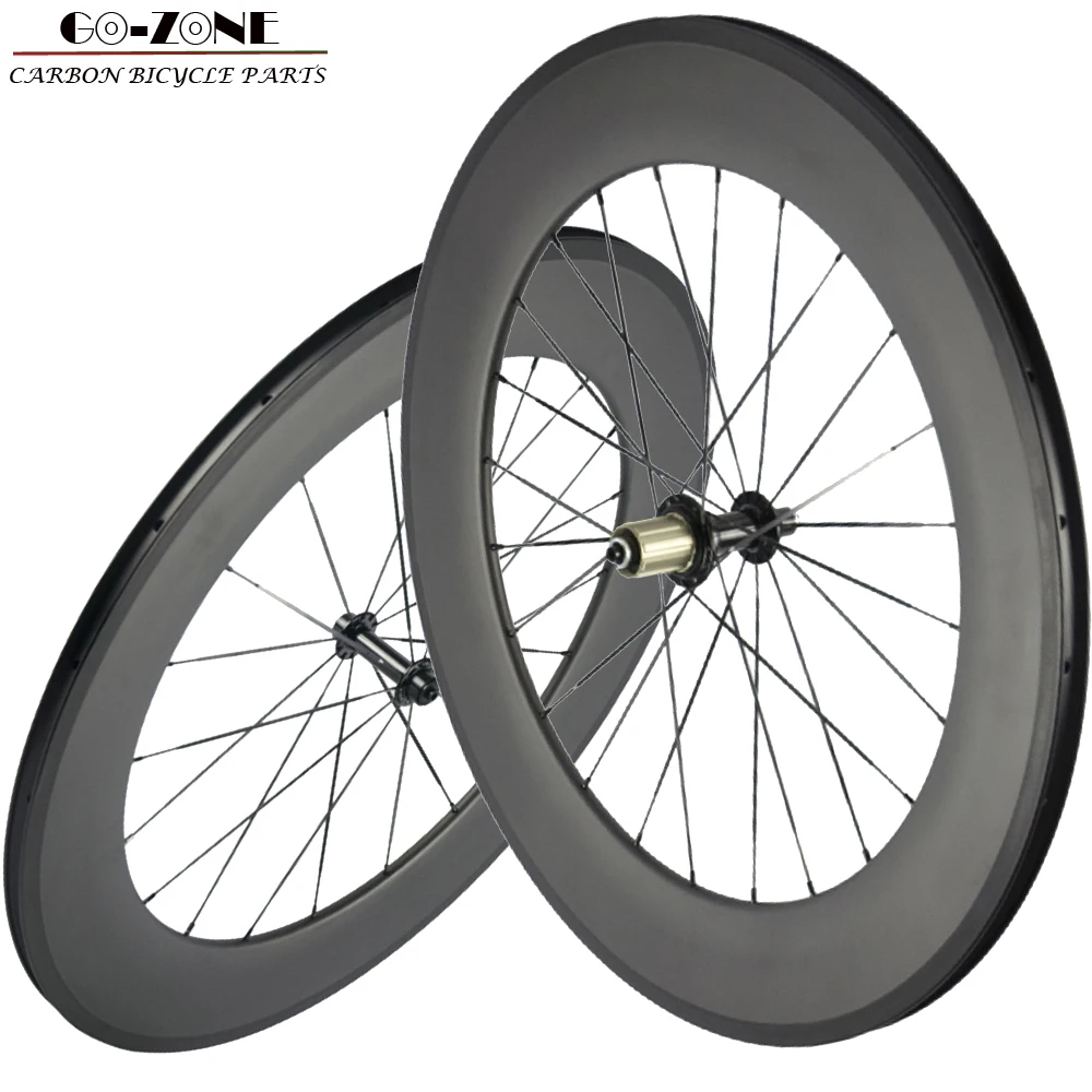 

carbon road wheels 88mm clincher tubular wheelset 700c carbon road bike carbon bicycle wheels with powerway R13 hubs, N/a