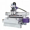 Multi tool change three spindle multi purpose combination woodworking machines