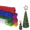 300 piece Assorted Colors (6 mm x 12 inch) Glitter Metallic Chenille stem