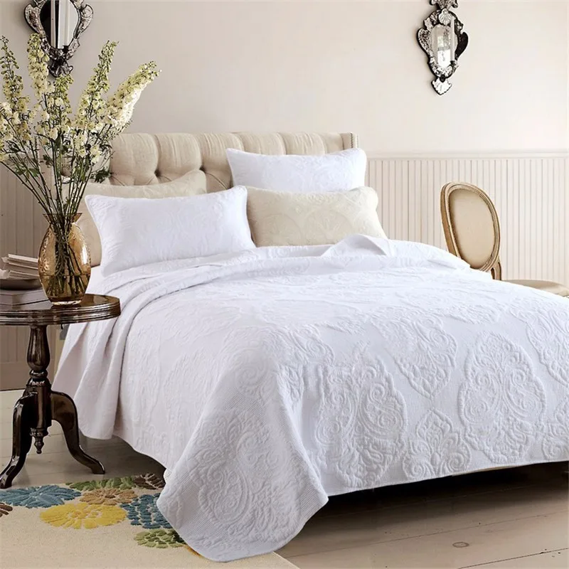 3-piece Oversize Bed Spread Coverlet Set Bed Sheet Set - Buy Bed Sheet