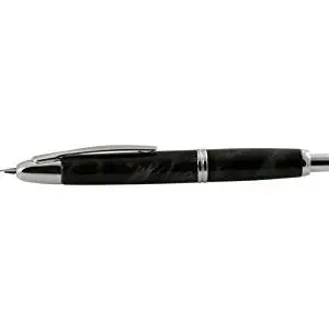 Duke 209 Fountain Pen 22KGP Medium Nib Frost Black with Gold Trim Signature Pen