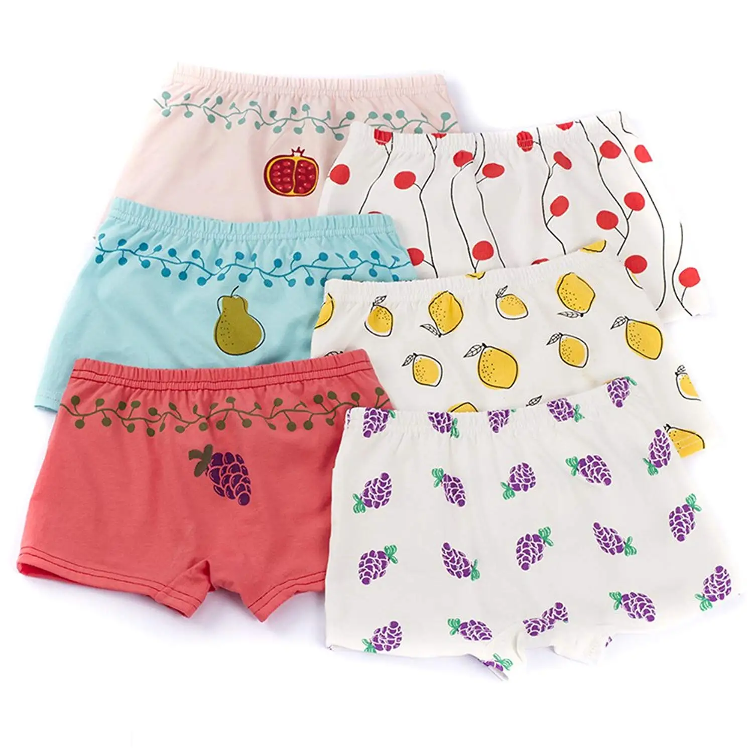 ToBeInStyle Womens Pack of 6 Hipster Panties or Boyshorts in Multiple Styles