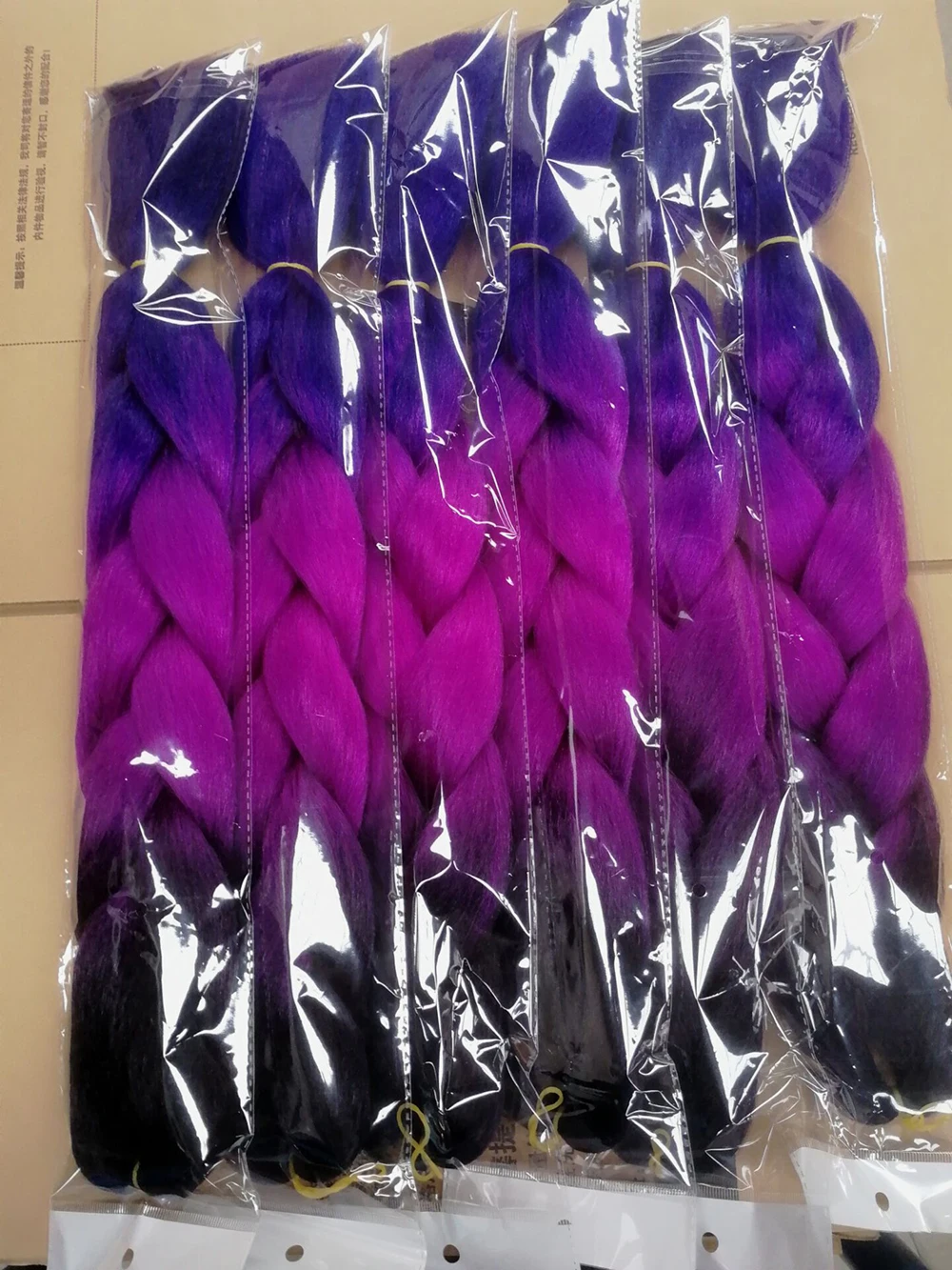 48Inch extension jumbo braiding hair bulk wholesale high temperature fiber synthetic braiding hair pre stretched