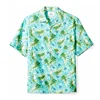 100% Silk Shirts Men Realization Tropical Hawaiian Shirt Printed Wholesale