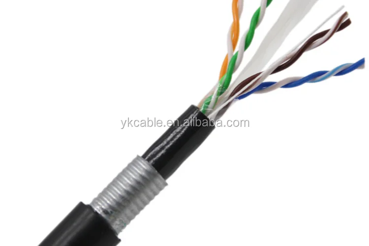 Steel Tape Armored F/utp Cat6 Cable For Outdoor Buy Armored F/utp Cat6 Cable,Amored Network