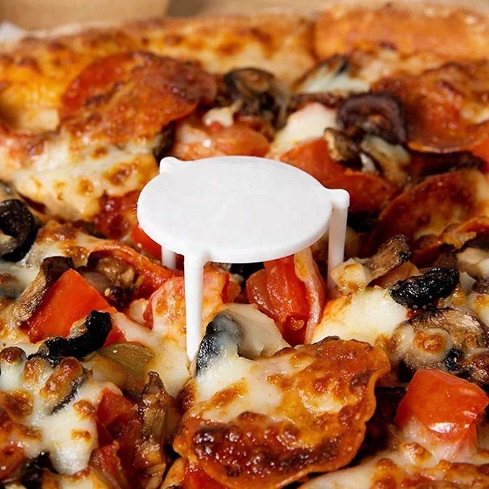 Small Pizza Boxes EcoQuality Pizza Saver Stand White Plastic