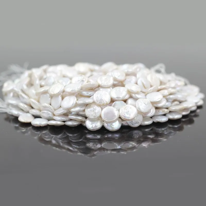 

Wholesale Natural Freshwater Pearl Coin Shape