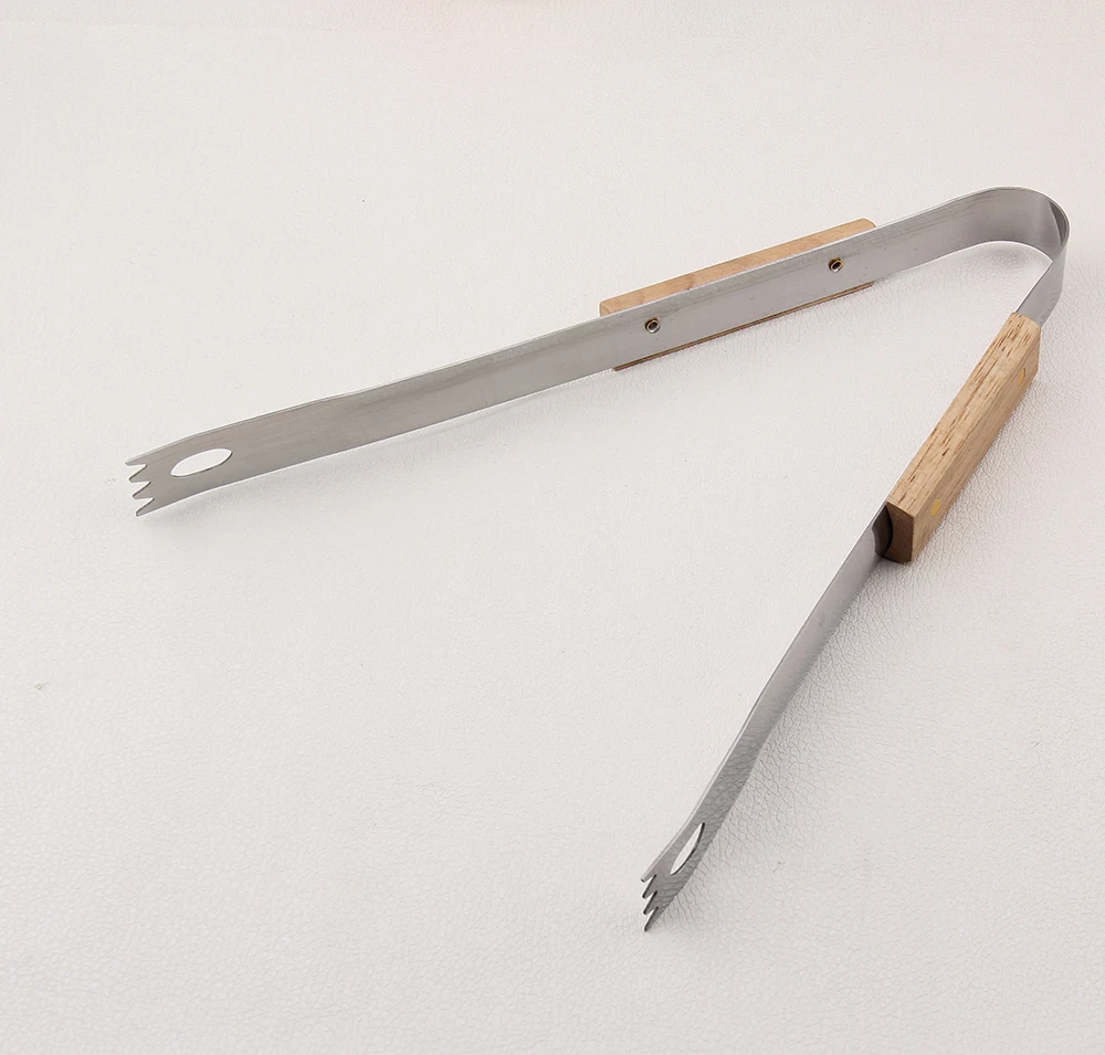 Manmade Stainless Steel Pp Food Service Tongs