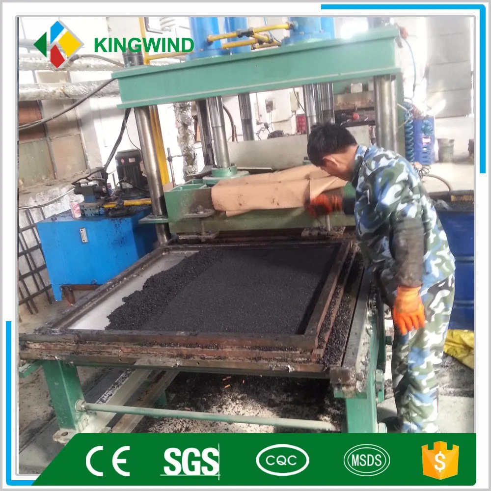 rubber floor production