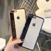 Electroplated Phone Case For iphone 11 XS MAX Luxury Clear Plating Electroplating TPU Soft Phone case for samsung s10 s10 plus