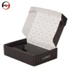Custom Logo Colored Printed Small Cardboard Shipping Paper Packaging Tuck Top Corrugated Matte Black Mailing Box