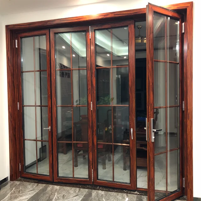 China Supplier Aluminium Ykk Folding Door Powder Coated Size Customized ...