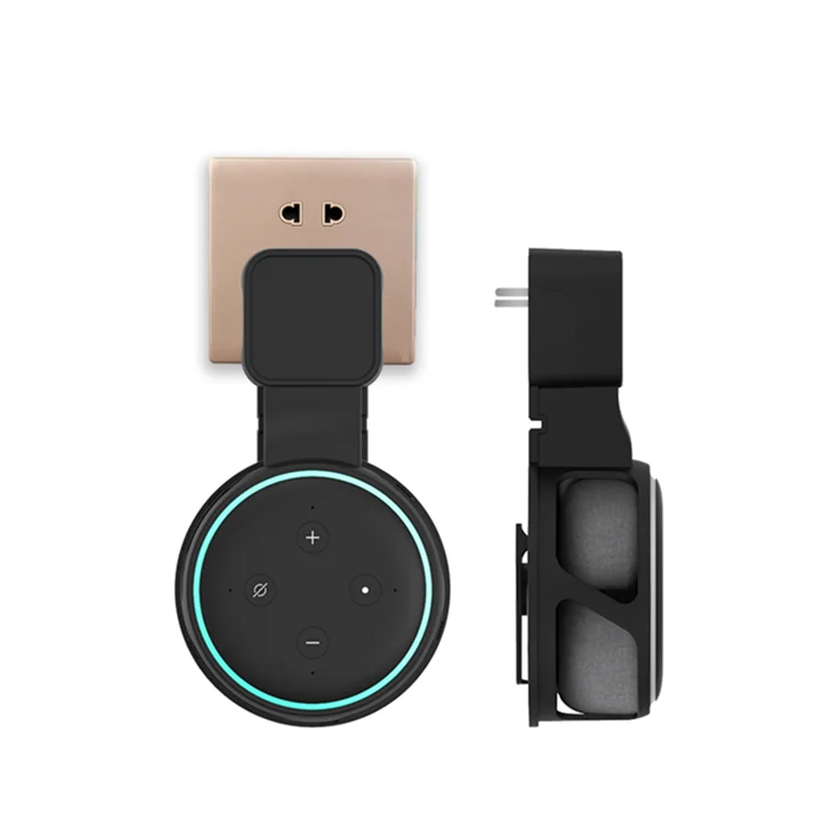

2019 Amazon new design smart home speaker accessories space saving bracket for Echo Dot 3 wall-mounted stand holder, Black