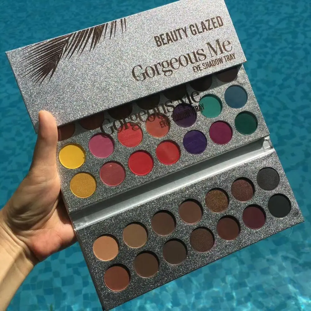 Beauty Glazed Makeup Gorgeous Me Eyeshadow Palette 63 Color Make up Palette Charming Eyeshadow Pigmented Eye Shadow Powder