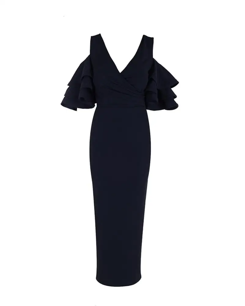 

2019 new design strapless v-neck prom evening dresses for women
