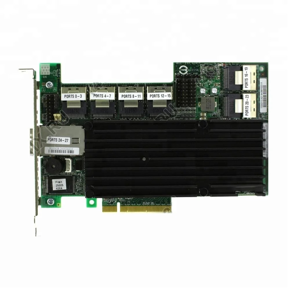 

LSI MegaRAID SAS 9280-24i4e 24-Port Internal / 4-Port External PCI Express SATA and SAS RAID Controller Card LSI00211