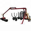 log loading trailer with crane / log grapple loader / atv loader