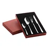 Custom hot sale boxes for cutlery wholesale empty cutlery box luxury cutlery rests set