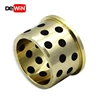 Self lubrication insert graphite copper bushing