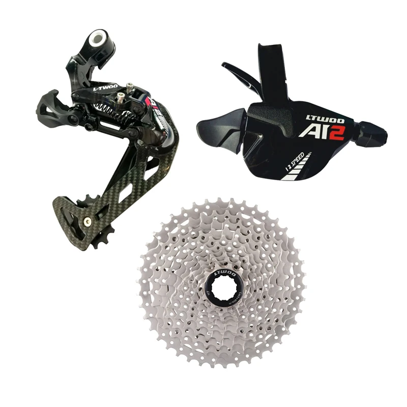 

L-twoo Outdoor sports mountain bicycle parts AT12 1X12S Kit front rear Derailleur +Cassette Sprockets 50T Freewheel