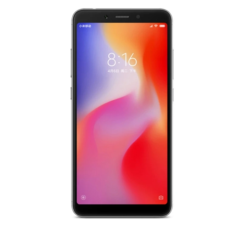 Wholesale Global Version Xiaomi Redmi 6A 2GB RAM 16GB ROM 5.45 inch MIUI 9.0 Helio A22 Quad Core mobile phone 4g cellular