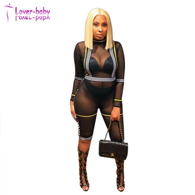 

Sexy Jumpsuits Sexy See Through Mesh Jumpsuits Womens Jumpsuit