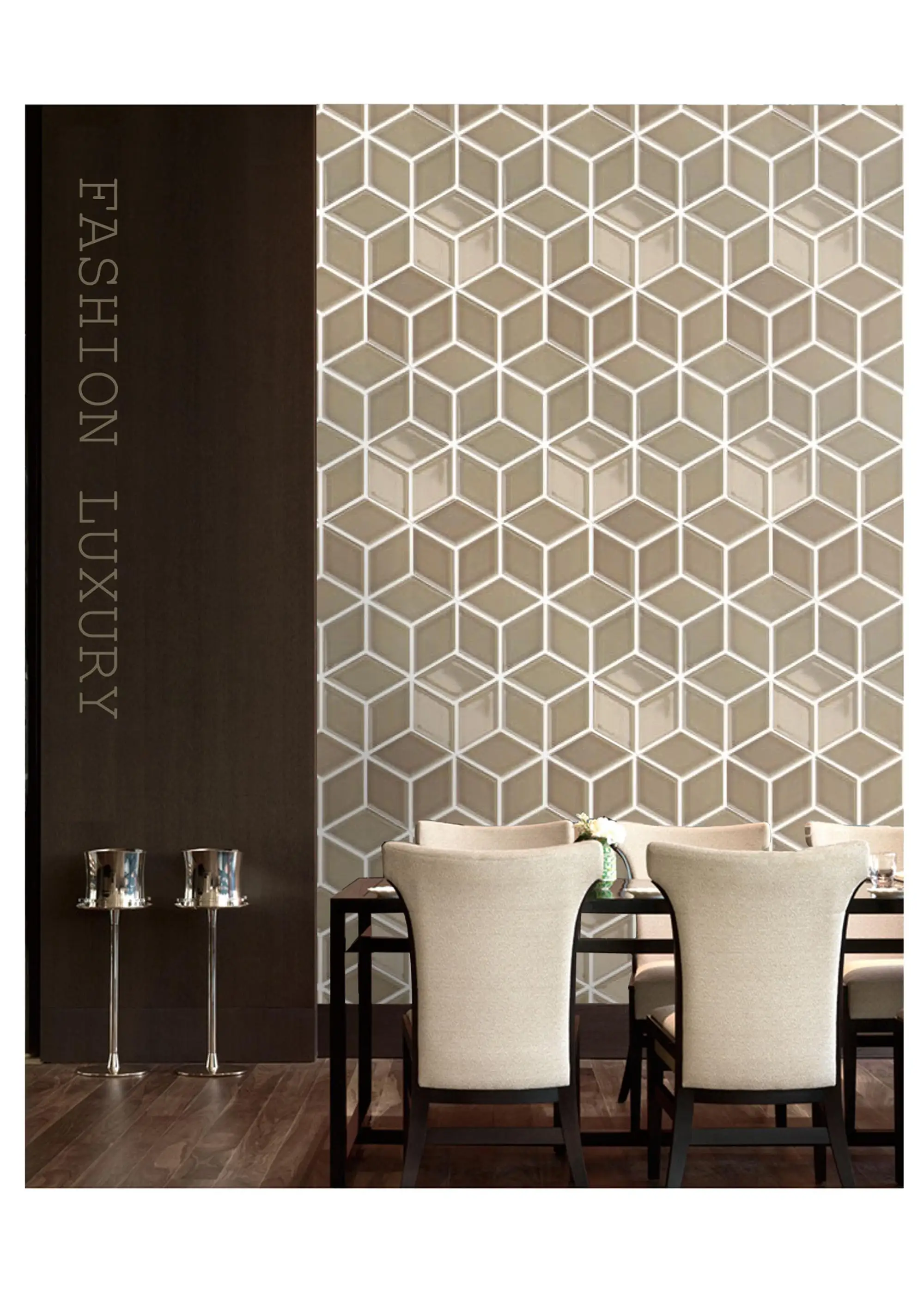 廉价瓷器中国制造良好销售钻石形状陶瓷马赛克瓷砖