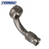 45 Degree -3AN Oil Fuel Line UNEF Stainless Steel 10.2MM Banjo Eye Brake Hose Ends
