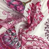 sublimation microfiber polyester soften textured digital satin printed fabric
