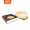 BMQ Special creative turning book night light LED folding book lamp rechargeable turning table lamp bedside book lamp QB100