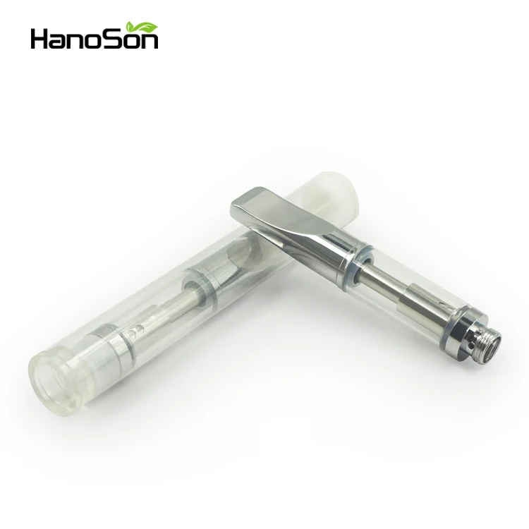 Hot selling 510 vape cartridge cbd oil vaporizer metal tip glass cbd cartridge