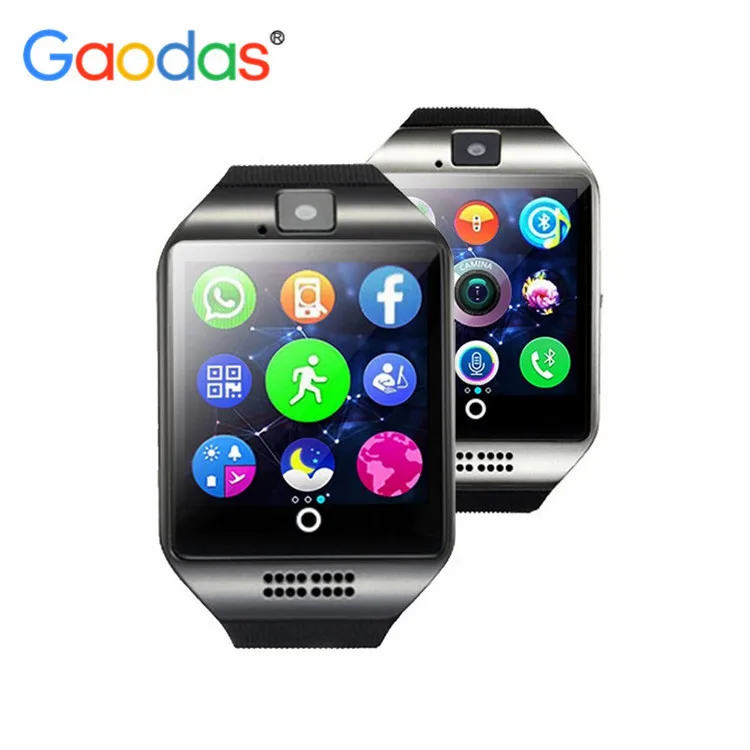 Smart Watch Q18 With Camera Facebook Whatsapp Twitter Sync SMS Smartwatch GT08 DZ09 U8 Support SIM TF Card For Android