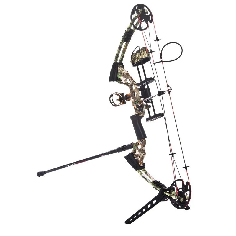 

China supplier Junxing archery M120 compound bow for hunting and shooting, Black, camo