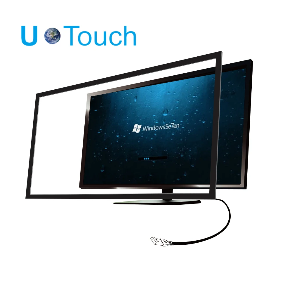 32 inch ir multi touch screen overlay diy for video wall use