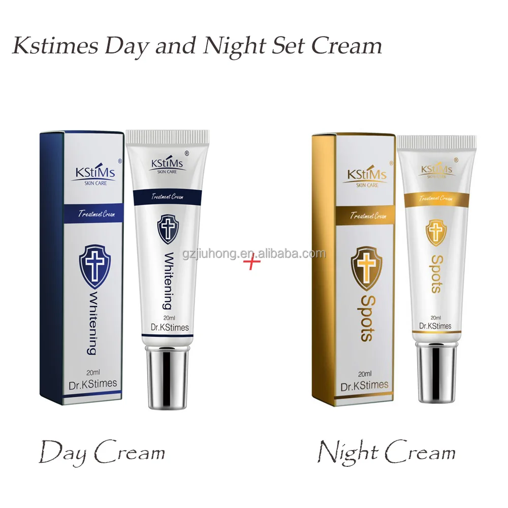 

Dr.Kstimes Face Care Skin for Indian Black Skin Whitening Spot Pigment Removing Day and Night Cream