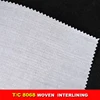 T/C 8068 black wholesale hot fuse woven fusible interlinings interfacing for garment
